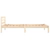 Estructura De Cama De Madera Maciza De Pino 90x200 Cm Vidaxl