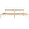 Estructura De Cama Madera Maciza De Pino 180x200 Cm Vidaxl