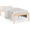 Cama De Personas Mayores Madera Maciza De Pino 75x190 Cm Vidaxl