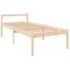 Cama De Personas Mayores Madera Maciza De Pino 75x190 Cm Vidaxl