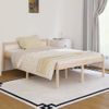 Cama Para Personas Mayores Madera Maciza De Pino 140x190 Cm Vidaxl