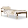 Cama Personas Mayores Madera Maciza Pino Marrón Miel 100x200 Cm Vidaxl