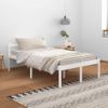 Cama Para Personas Mayores Madera Maciza Pino Blanca 120x200 Cm Vidaxl