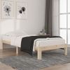 Estructura De Cama De Madera Maciza De Pino 90x200 Cm Vidaxl