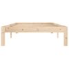 Estructura De Cama Madera Maciza De Pino 100x200 Cm Vidaxl