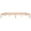 Estructura De Cama Madera Maciza 180x200 Cm Vidaxl