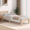 Estructura De Cama Madera Maciza 75x190 Cm Vidaxl