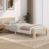 Estructura De Cama De Madera Maciza De Pino 90x200 Cm Vidaxl