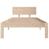 Estructura De Cama De Madera Maciza De Pino 90x200 Cm Vidaxl