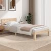 Estructura De Cama Madera Maciza De Pino 100x200 Cm Vidaxl