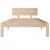 Estructura De Cama Madera Maciza De Pino 100x200 Cm Vidaxl