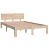 Estructura De Cama Madera Maciza De Pino 120x200 Cm Vidaxl