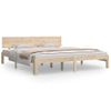 Estructura De Cama Madera Maciza 180x200 Cm Vidaxl