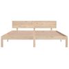 Estructura De Cama Madera Maciza 180x200 Cm Vidaxl