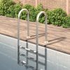 Escalera Para Piscina Acero Inoxidable 304 54x38x158 Cm Vidaxl