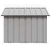 Casa Para Perros Acero Galvanizado Gris 116,5x153x81,5 Cm Vidaxl