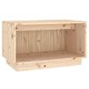 Mueble De Tv De Madera Maciza De Pino 60x35x35 Cm Vidaxl