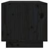 Mueble De Tv De Madera Maciza De Pino Negro 60x35x35 Cm Vidaxl