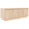 Mueble De Tv De Madera Maciza De Pino 110x34x40 Cm Vidaxl