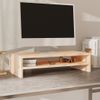 Soporte De Monitor Madera Maciza De Pino 50x24x13 Cm Vidaxl