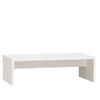 Soporte De Monitor Madera Maciza De Pino Blanco 50x27x15 Cm Vidaxl