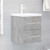 Mueble Con Lavabo Aglomerado Gris Hormigón