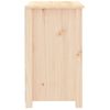 Mesita De Noche Madera Maciza De Pino 50x35x61,5 Cm Vidaxl