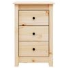 Mesitas De Noche 2 Uds Madera Maciza De Pino 40x35x61,5 Cm Vidaxl