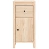 Aparadores 2 Uds Madera Maciza De Pino 40x35x80 Cm Vidaxl