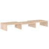 Soporte Para Monitor Madera Maciza De Pino 60x24x10,5 Cm Vidaxl