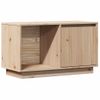 Mueble De Tv De Madera Maciza De Pino 74x35x44 Cm Vidaxl