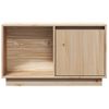 Mueble De Tv De Madera Maciza De Pino 74x35x44 Cm Vidaxl