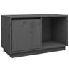 Mueble De Tv De Madera Maciza De Pino 74x35x44 Cm Vidaxl