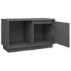 Mueble De Tv De Madera Maciza De Pino 74x35x44 Cm Vidaxl