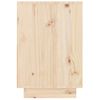 Mesita De Noche Madera Maciza De Pino 60x34x51 Cm Vidaxl