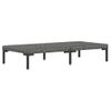 Set Muebles Jardín 9 Pzas Cojines Ratán Sintético Gris Oscuro Vidaxl