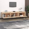 Mueble De Tv 3 Piezas Madera Maciza De Pino Vidaxl