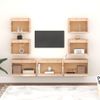 Muebles Para Tv 7 Piezas Madera Maciza De Pino Vidaxl