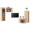 Muebles Para Tv 4 Piezas Madera Maciza De Pino Vidaxl