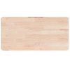 Encimera De Baño Madera Maciza Sin Tratar 80x40x1,5 Cm Vidaxl