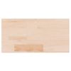 Tabla De Estantería Madera Maciza Roble Sin Tratar 40x20x2,5 Cm Vidaxl