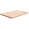 Encimera De Baño Madera Maciza Sin Tratar 60x40x2,5 Cm Vidaxl