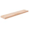 Tabla Estantería Madera Maciza Roble Sin Tratar 100x20x4 Cm Vidaxl