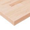 Tabla Estantería Madera Maciza Roble Sin Tratar 100x20x4 Cm Vidaxl