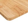 Encimera Baño Madera Maciza Tratada Marrón Claro 60x40x2,5 Cm Vidaxl