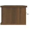 Armario De Pared Madera Contrachapada Roble Marrón 88x26x18,5cm Vidaxl