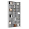 Estante De Cd Madera Contrachapada Gris Sonoma 102x23x177,5 Cm Vidaxl