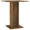 Mesa De Bistró Madera Contrachapada Roble Ahumado 60x60x75 Cm Vidaxl