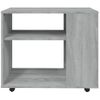 Mesa Auxiliar Madera Contrachapada Gris Sonoma 70x35x55 Cm Vidaxl