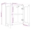 Armario Colgante Madera De Ingeniería Roble Ahumado 60x31x60 Cm Vidaxl